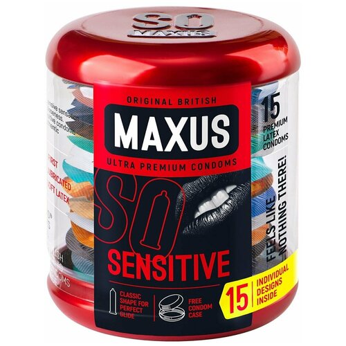 Maxus / Презервативы Maxus Sensitive ультратонкие 15шт 3 уп презервативы maxus sensitive ультратонкие 3 шт
