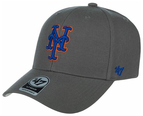 Бейсболка 47 BRAND арт. B-MVP16WBV New York Mets MLB (темно-серый / синий), размер ONE