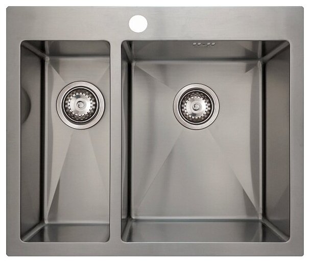Кухонная мойка Seaman Eco Marino SMV-575DR, стандартная комплектация Нержавеющая сталь - фотография № 1