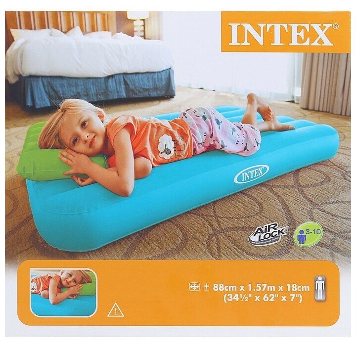 Матрас надувной, детский, 88 х 157 х 18 см, от 3-10 лет, цвета микс, 66803NP INTEX INTEX 134483 . - фотография № 14