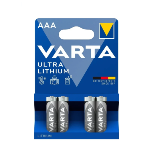 Батарейка AAA литиевая Varta Professional Lithium FR03-4BL (6103) 1.5V в блистере 4шт.