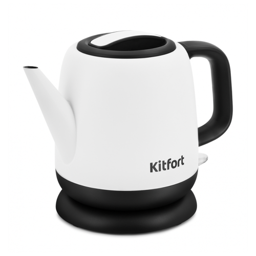 Чайник Kitfort, чайник электрический, чайник для дома и офиса, индикация включения, отсек для хранения шнура объём 1 л, 1630 Вт