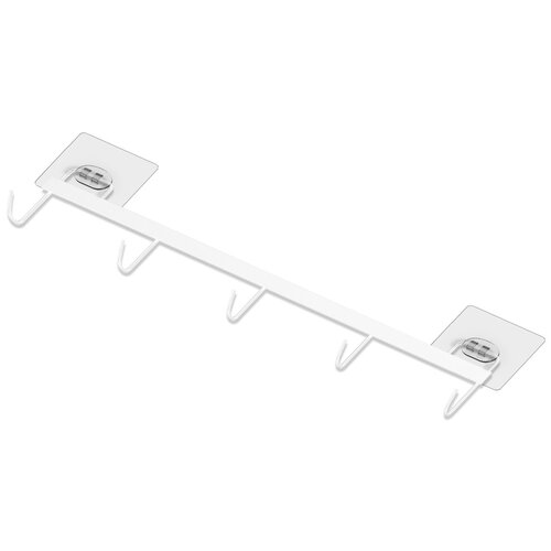 Крючок держатель вешалка для кухни ванной, крючок органайзер самоклеящийся на липучке, 1 шт