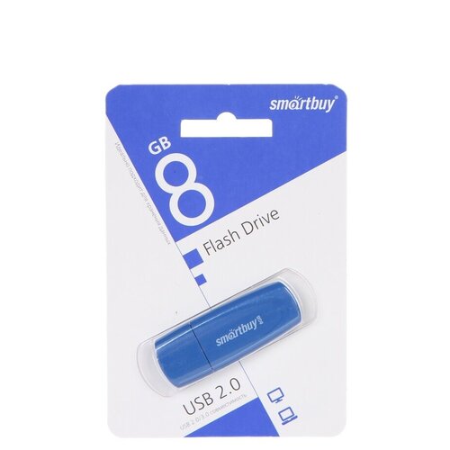 USB Flash Drive 8Gb - SmartBuy Scout Blue SB008GB2SCB пенал на молнии scout скорость