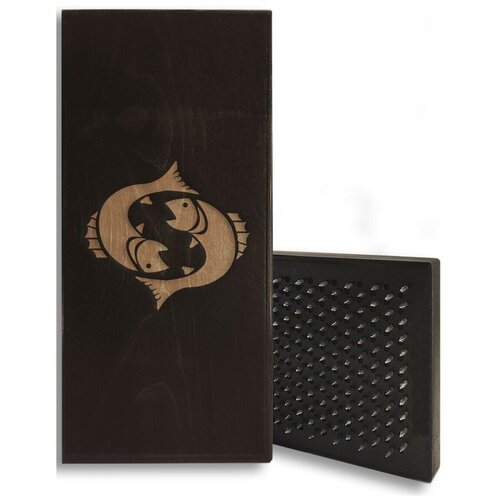 фото Доска садху с динамическими гвоздями, знак зодиака - 9 шаг 10мм черная goodwood