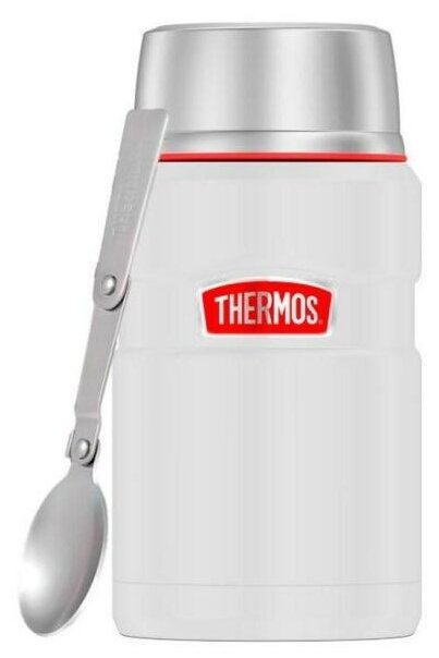 Термос для еды Thermos SK3020 RCMW 0.71л. белый/серый картонная коробка (384829)