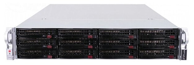 Сервер Supermicro SYS-6027R CSE-826 /noRAM /noCPU /noHDD/ количество отсеков 12x3.5", 24xDDR3, 4x1Gb/s, Intel Xeon E5-26XX/E5-26XXV2