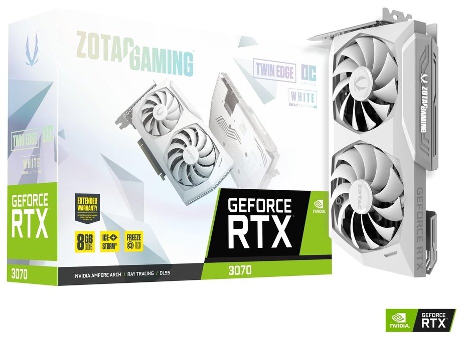 ZOTAC GAMING GeForce RTX 3070 Twin Edge OC White Edition