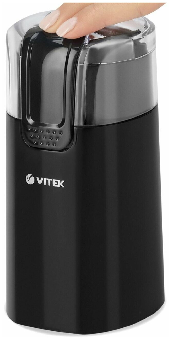 Кофемолка VITEK VT-7124, черный [7124-vt-01] - фото №7