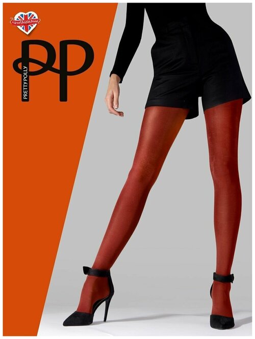 Колготки  Pretty Polly, 80 den, размер S, бордовый