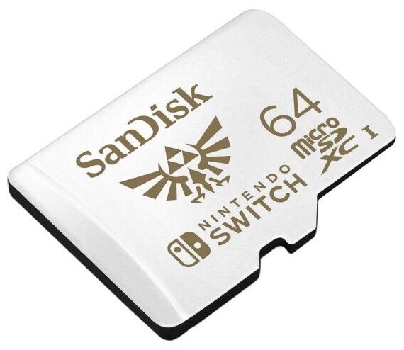 SanDisk Карта памяти microSDXC 64Gb для Nintendo Switch (SDSQXAT-064G-GNCZN), белый - фото №5