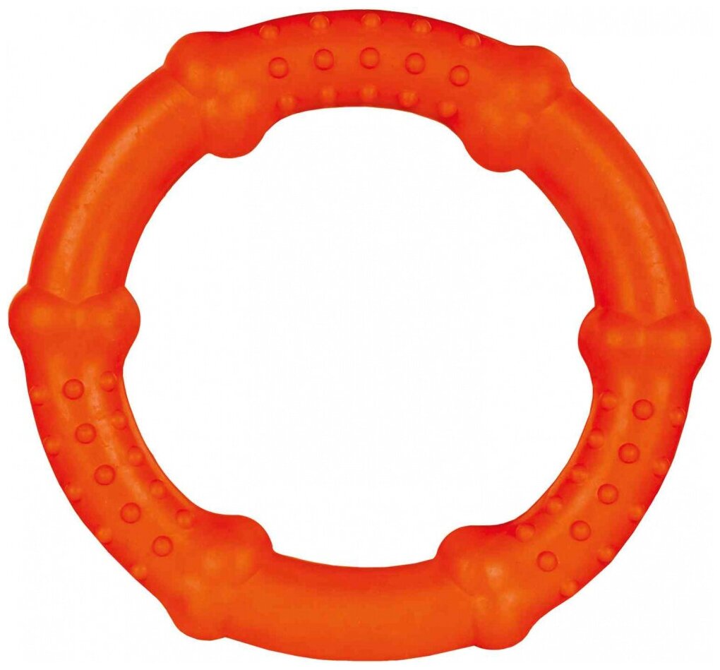 Trixie Кольцо из натуральной резины плавающее, ф 15 см - фото №1