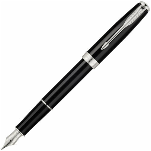 Ручка перьевая Parker Sonnet F530 SF, Lacquer Black СT (Перо F) S0808800