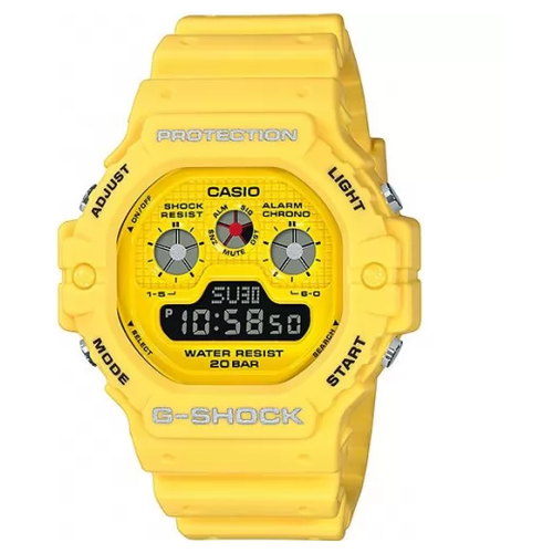 Наручные часы CASIO G-Shock, желтый наручные часы casio dw 6900zb 9e