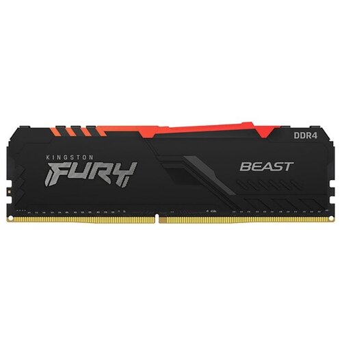 Оперативная память DDR-4 DIMM 8Gb PC-29800 3733Mhz CL19 Kingston Fury Beast Black RGB KF437C19BBA8 447800₽