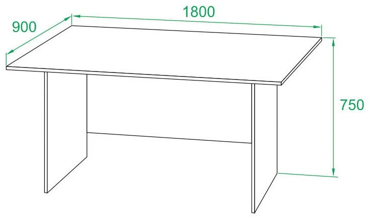 Приставной стол сокол венге СПР-05 СПР05В5 - фотография № 3