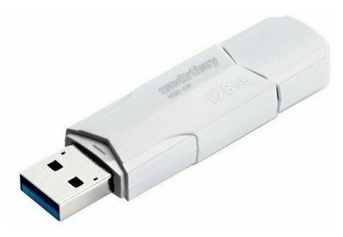 Флеш-накопитель USB 3.1 128GB Smartbuy Clue белый