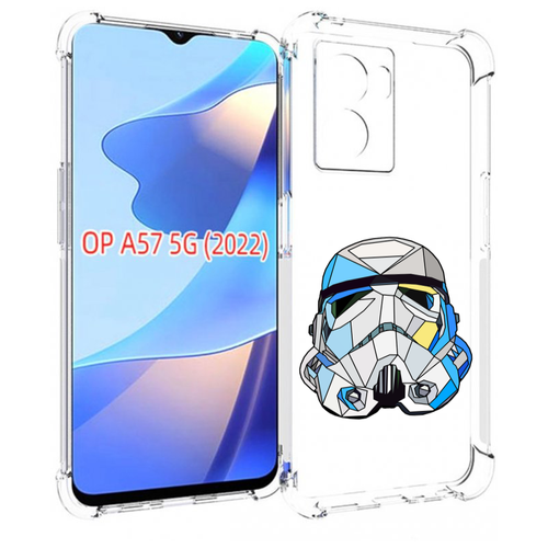 Чехол MyPads star wars дарт вейдер для OPPO A57 5G(2022) задняя-панель-накладка-бампер