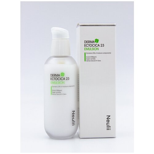 Neulii, увлажняющая и успокаивающая эмульсия для лица, Derma Ectocica 23 Emulsion (100ml) neulii увлажняющая и успокаивающая эмульсия для лица derma ectocica 23 emulsion 100ml