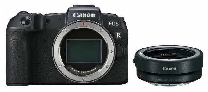 Фотоаппарат Canon EOS RP Body черный Adapter EF-EOS R