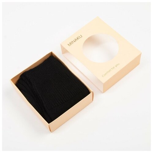 Носки Minaku, размер 41/45, черный
