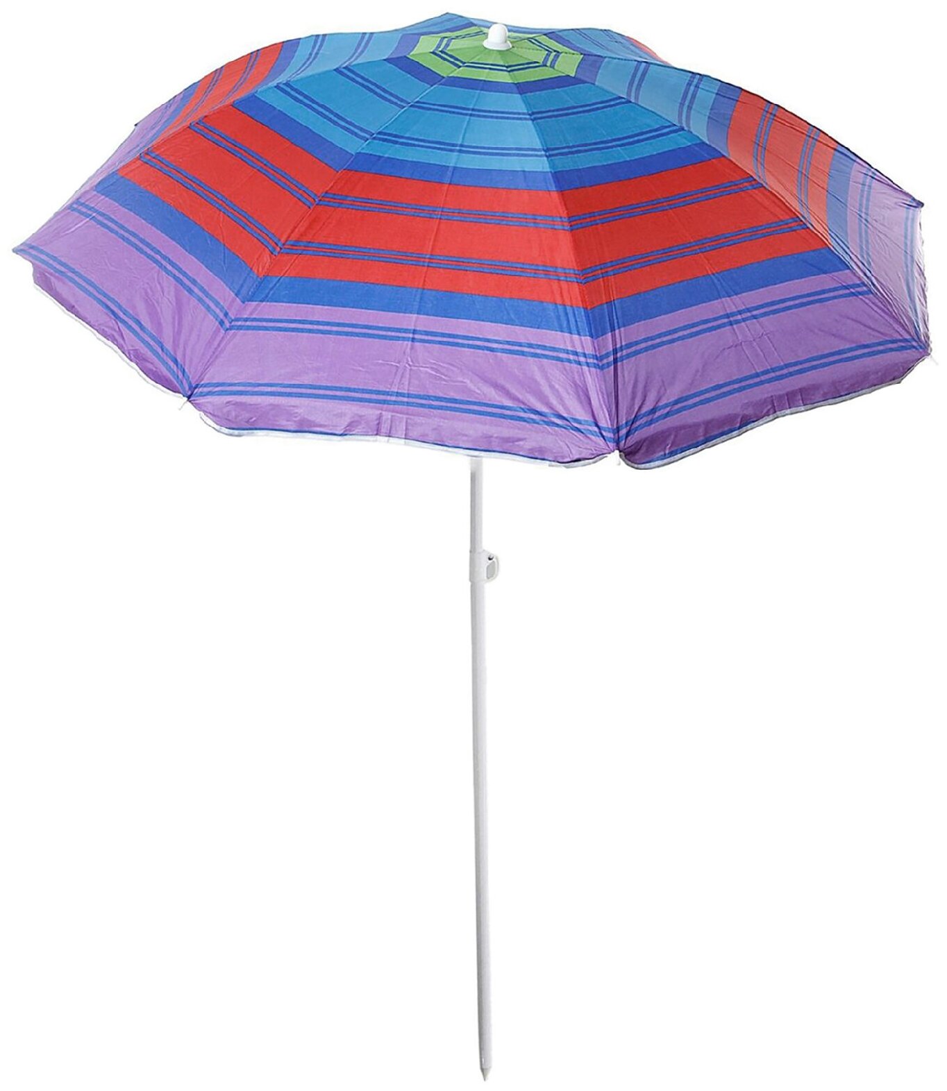 Зонт пляжный Maclay «Модерн», с серебряным покрытием, диаметр 160 cм, высота 170 см, цвет микс - фотография № 10