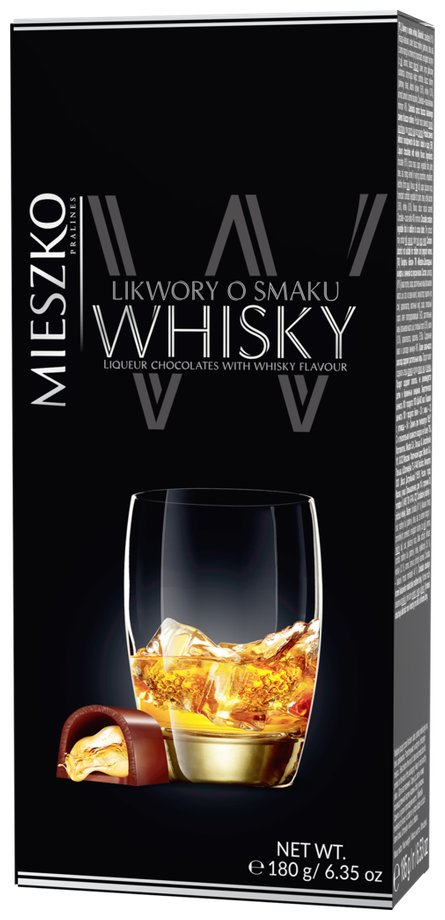 Конфеты Mieszko Whisky Liqueur Chocolates, 180 г - фото №11