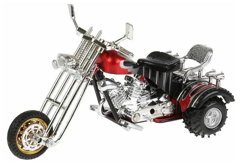 Мотоцикл Трайк 18см со светом и звуком Технопарк ZY797890-R