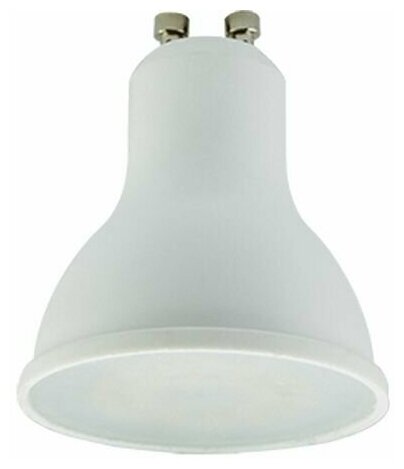 Лампа LED MR16 5,4W GU10 4200K (композит) (56x50) Ecola