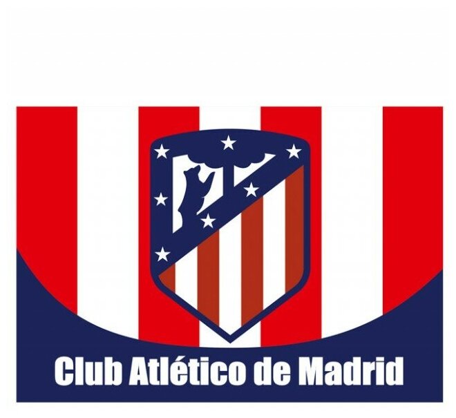Флаг ФК Атлетико Мадрид