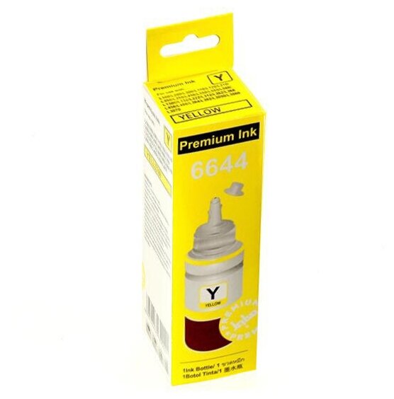 Чернила Epson L100,L120,L132,L312,L200,L222,L300,L566,L3050/L3070 L-type 100г Yellow (t6644) Inko Pr .