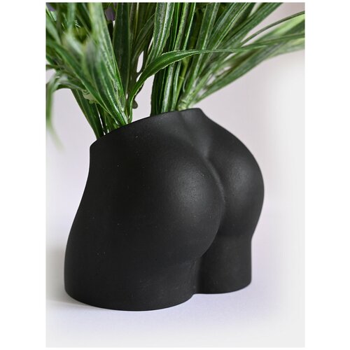 Кашпо попа для цветов, сухоцветов, кисточек