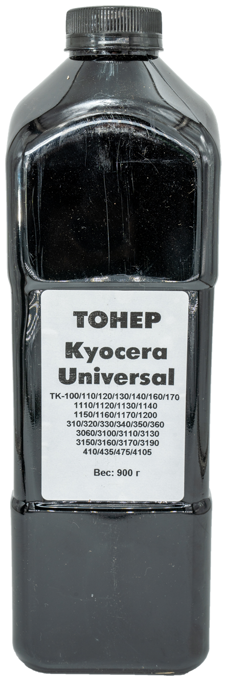 Тонер булат Kyocera (Чёрный, банка 900 г), универсальный