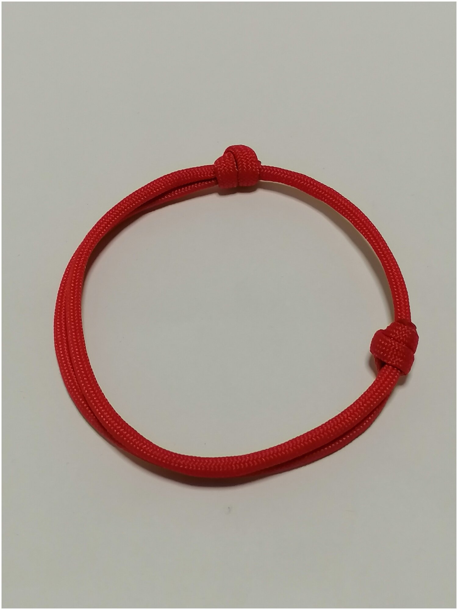 Шнурок для адресника, красный, размер XS - 15-30 см - фотография № 6