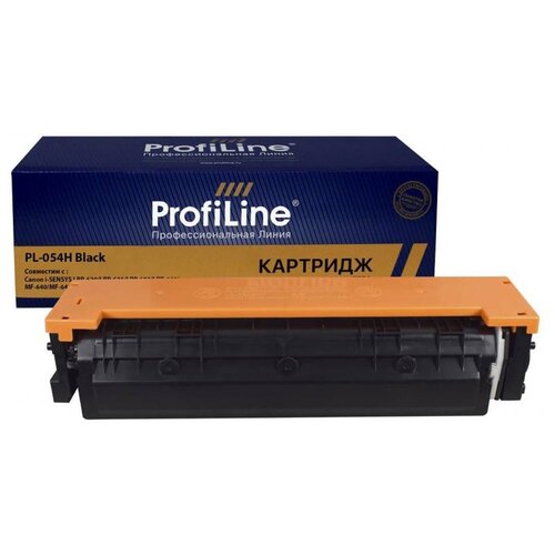 Картридж 054HBK для Canon i-SENSYS MF641Cw, MF645Cx, MF643Cdw, LBP623Cdw 3100 стр. ProfiLine черный