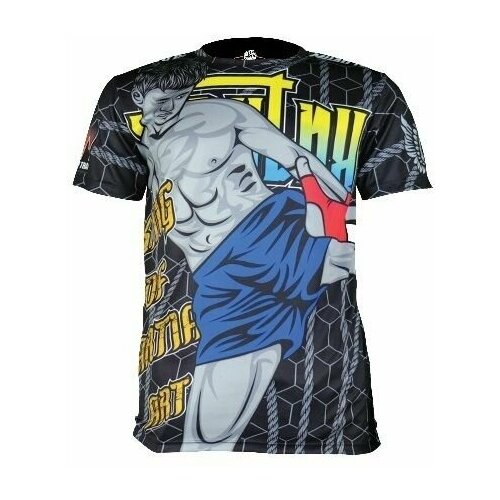 Футболка Born to be Muaythai, размер 46, черный