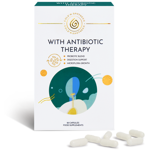 GOLD'N APOTHEKA With Antibiotic Therapy, капсулы, 20 шт