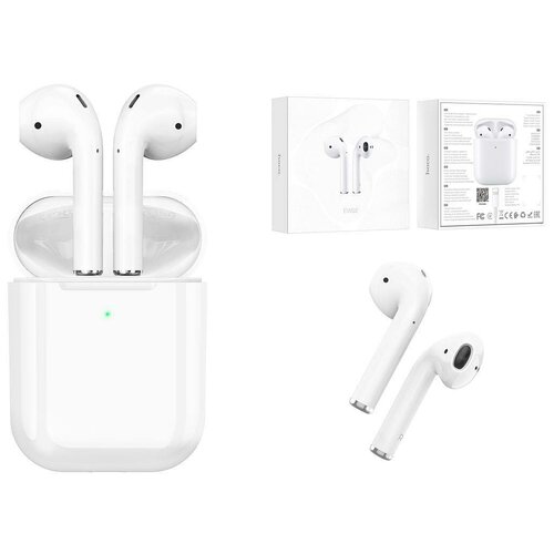 Наушники внутриканальные HOCO EW02 Plus TWS Bluetooth TWS цвет белый 110600₽