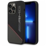 Чехол CG Mobile AMG Liquid silicone Two tones Red line Hard для iPhone 14 Pro Max, цвет Черный (AMHCP14XRGDBK) - изображение