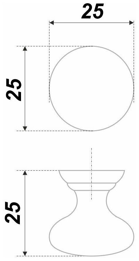 Ручка мебельная кнопка 433 BL Матовый чёрный - фотография № 3