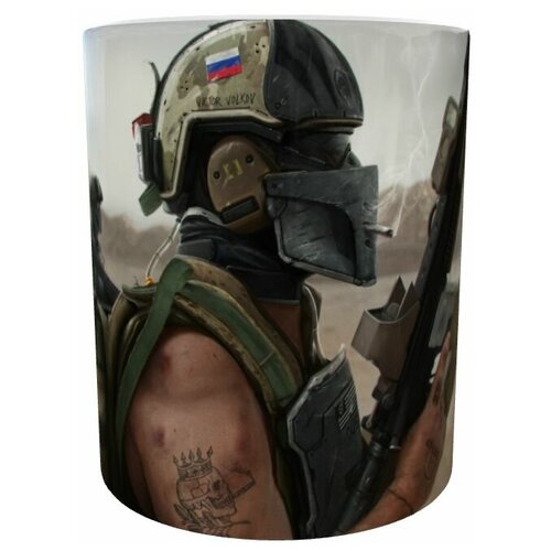 Спецназ/Кружка для чая 330 мл, 1 шт, Кружка подарочная, Кружка принт