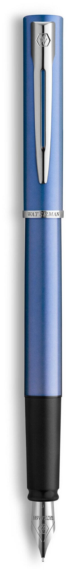 Ручка перьевая Waterman Graduate Allure (2068195) Blue F сталь нержавеющая подар.кор. - фото №4