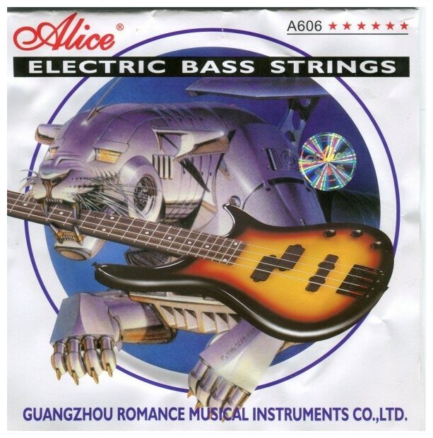 Струны для бас-гитары Alice 6-Strings A606(6)-M 32-130