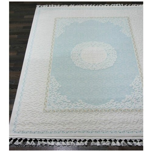 Ковер 7908 - BLUE / BLUE - Прямоугольник - коллекция HUNKAR 1.95x2.90