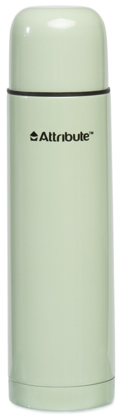 фото Термос Attribute NATURA с двойными стенками из нержавеющей стали, 0.5л, бежевый