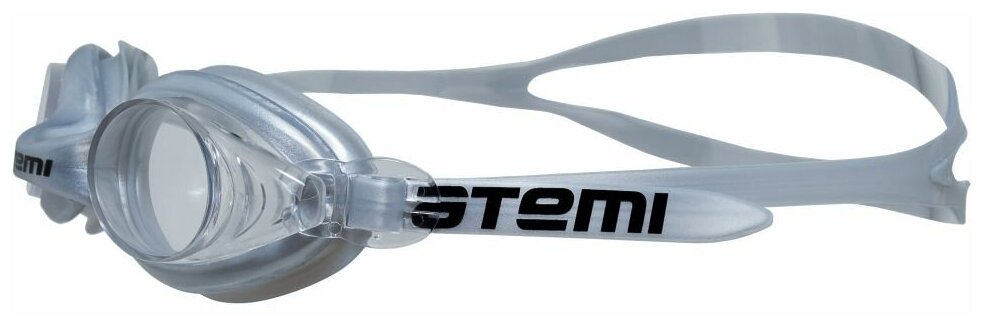 Очки для плавания Atemi, силикон (серебро), N7105