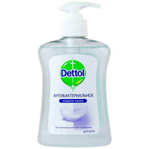 Мыло жидкое Dettol антибактериальное с глицерином 250мл антибактериальное жидкое мыло для рук dettol бодрящая свежесть грейпфрут 250мл х 4 шт