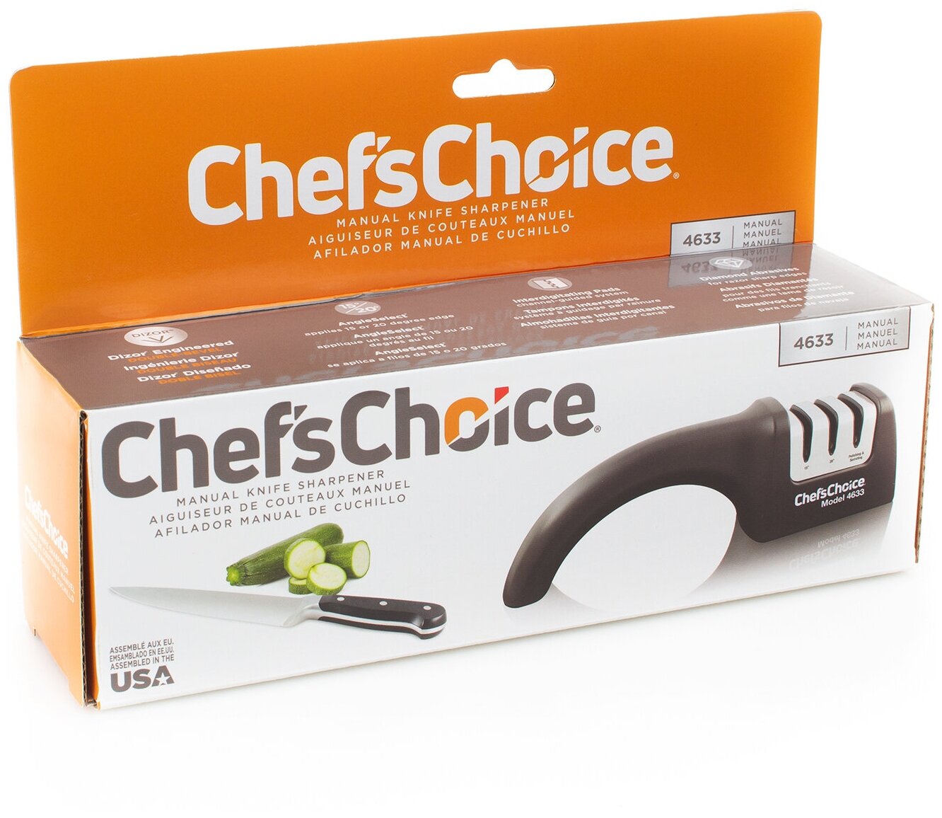 Механическая точилка для ножей Chef's Choice CC4633, черный - фотография № 6