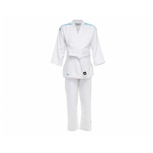 Кимоно adidas для мальчиков для восточных единоборств, с поясом, размер 110, белый