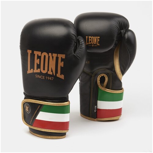 Боксерские перчатки ITALY'47 BOXING GLOVES BLACK, GN039 - Leone - Черный - 14 oz